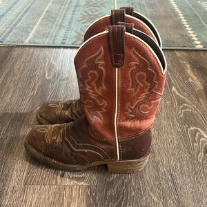 Double-H Leather Work Biker Cowboy Mens Boots 7.5